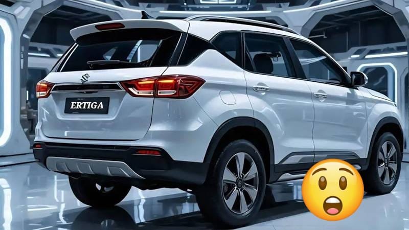Maruti Suzuki Ertiga 2025 – 7-Seater Family Car with 6 Airbags, Smart Hybrid Engine & 34kmpl Mileage